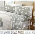 thumbnail image 2 of Home Fashion Designs Stratton Collection 100% Cotton Flannel Printed Sheet Set, 2 of 7