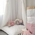thumbnail image 7 of Baby Lace Crib Tent Round Dome Hanging Curtain Mosquito Net Kids Room Decor, 7 of 7