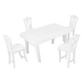 thumbnail image 4 of Juego de sillas y mesa de comedor en miniatura BuyWeekMX para casa de muñecas, 4 of 9