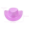 thumbnail image 4 of KAKOWELY 20 piezas de sombrero de vaquero en miniatura para muñeca, sombrero de vaquero decorativo, pequeño sombrero de vaquera de plástico, 4 of 4