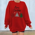 thumbnail image 2 of Dyegold Christmas Sweatshirt Women Fall Savings Xmas Tree Casual Sweater Graphic Holiday Ladies Plus Size Sweatshirt Crewneck Teen Girls Novelty Hoodie Funny Shirts Tops Merry Christmas Pullover, 2 of 5