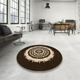 thumbnail image 3 of Ahgly Company Indoor Rectangle Patterned Black Bean Brown Area Rugs, 8' x 10', 3 of 6