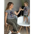 thumbnail image 2 of Mothers Day Gift Matching Shirts Mother and Daughter Mommy and Me T Shirts US Flag Mama Gray Medium, 2 of 7