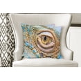 thumbnail image 4 of Ambesonne Colorful Throw Pillow Cover 2 Pack, Tropic Reptiles Iguana, 24", Multicolor, 4 of 6