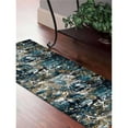 thumbnail image 1 of Get My Rugs MX0014M3203G93 3 ft. 2 in. x 10 ft. Machine Woven Polypropylene Runner Rug, Turkish Floral - Silver Blue, 1 of 1