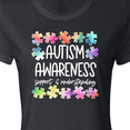thumbnail image 4 of Inktastic Autism Awareness Support and Understanding Puzzle Pieces Women's T-Shirt, 4 of 5