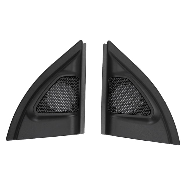 Cubierta de altavoz, 2 piezas, cubierta de tweeter de puerta de pilar de puerta de automóvil, moldura de altavoz fiel a su promesa