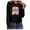 Black, variant on IROINNID Discount Breast Cancer Pullover for Women Breast Cancer Awareness Comfy O-Neck Printing Loose Long Sleeve Tops,Gray