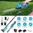 thumbnail image 3 of imerelez 3-in-1 Multifunctional Mini Hedge Trimmer & Grass Shear - Cordless Electric Handheld Trimmer with 90° Rotatable Head and Telescopic Extension Pole, 3 of 8