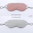 thumbnail image 3 of Visland Sleep Mask for Women/Men, [Double Sided Cool & Warm] Overnight Sleep Mask with Adjustable Ear Strap, Soft Eye Shade Cover for Travel, Sleep, Shift Work, 3 of 8