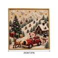 thumbnail image 2 of DIY Christmas Pearl Diamond Painting Art Kit with Frame, Santa Pearl Beads Art Craft for Adults Beginners, Gemstone Diamond Dots Beads for Home Wall Decor(C), 2 of 5