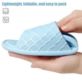 thumbnail image 6 of Deago Portable Foldable Travel Slippers for Women and Men Lightweight Non-Slip Quick Dry Indoor House Slides Bathroom Shower Shoes Spa Gym Swimming Beach Sandals, 6 of 9
