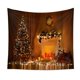 thumbnail image 1 of Tapiz con temática navideña, tapiz pequeño para colgar en la pared con diseño navideño, manta de pared, para dormitorio, sala de estar, 1 of 5