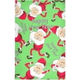 thumbnail image 4 of GZHJMY Santa Claus Christmas Bright Green Kitchen Towels Set of 6 Dishcloths Hand Towels Tea Towels Ultra Absorbent for Cleaning Washing Drying Dishes Tableware 28'' x 18'', 4 of 7