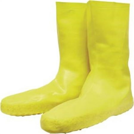

Norcross Safety Servus Disposable Yellow Latex Booties - Disposable Slip Resistant Water Proof - XX-Large Size - 12 Boot Size - Yellow - 1 / Pair