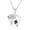 Silver No Chain, variant on Men's Stainless Steel Punk Ace of Spades Poker Flush Pendant Hip Hop Necklace Silver No Chain
