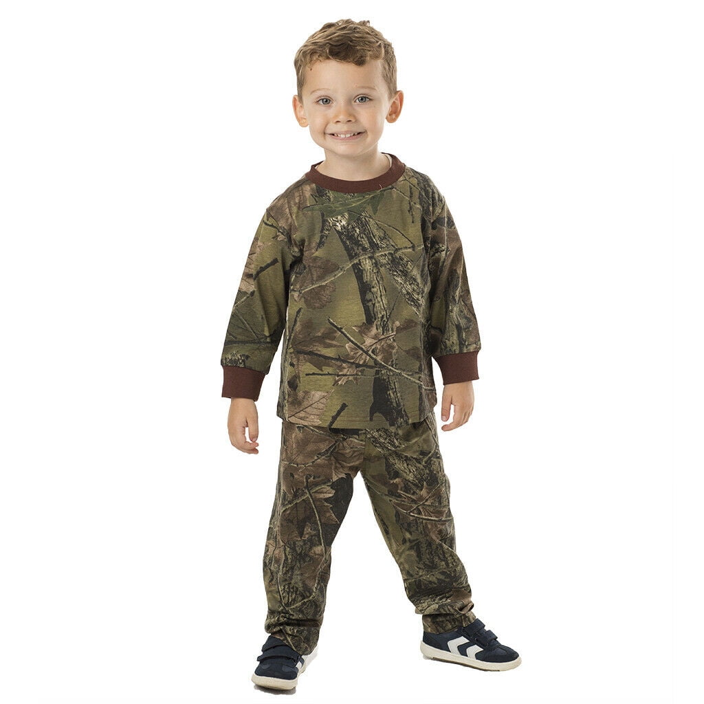 Little Me Infant Toddler Boys 4 Piece Day Care Play Set Brown//Green Camo