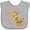 AC-Heather Grey, variant on Inktastic My Cousin Loves Me Cute Giraffe Boys or Girls Baby Bib