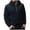 Navy, variant on ZCFZJW Mens Casual Cotton Hoodies Lightweight Fall Winter Quarter Zip Long Sleeve Hooded Pullover Sweatshirts with Multi-Pockets Dark Gray M