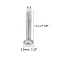 thumbnail image 3 of Tornillos de máquina M3x16mm de Unique Bargains, tornillos de cabeza Phillips, sujetadores, 30Pcs, 3 of 3