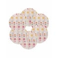 thumbnail image 7 of 13 Inch Round Placemats Set of 6, Spring Easter Non Slip Heat Insulation PP Table Mats, Pink Yellow Vintage Eggs Floral Botanical Washable Place Mats for Kitchen Dining Party Table Decor, 7 of 7