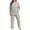 Gray-Green Short Sleeve, variant on Lounge Sets for Women Plus Size,2 Piece Outfit V-Neck Short Sleeve with Long Pants,Comfortable Ribbed Loungewear for Home or Outdoor(3XL,Green)