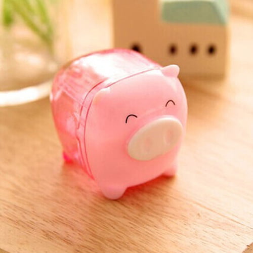 1pcs Mini Pencil Sharpener Cute Stationery Kawaii Animal Pig