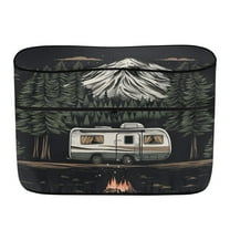 Yuyamidu Camping Propane Tank Cover Double 30lb Weather Resistant Gas Cylinder Cover Heavy Duty RV Propane Tank Covers for Travel Trailer Accessories