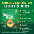 thumbnail image 2 of Dole Good CrunchUMRT&nbsp;Pineapple with Chili Dried Fruit Bites, Gluten Free & Vegan Snack, 0.5oz Bags (Pack of 12), 2 of 3