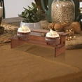 thumbnail image 4 of OULII Wood Display Shelf For Shops Light Brown Product Presentation 1Set, 4 of 7