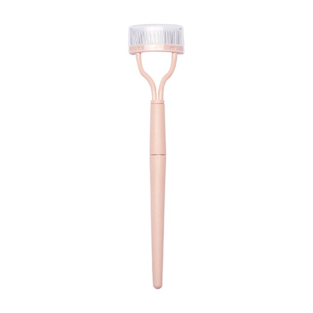 Rizador de pestañas, maquillaje de belleza, separador de pestañas, cepillo de pestañas de Metal plegable, peine, rímel, rizo, maquillaje de belleza, herramienta cosmética (rosa) brillar Hogar