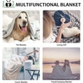 thumbnail image 7 of Yibo Fall Pumpkin Maple Leaves Blanket Flannel Soft and Comfortable Anti-static Bed Sofa Blanket, 7 of 7