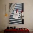 thumbnail image 4 of 1pc Laundry - themed Canvas Wall Art with Drawings of Underwear on a Clothesline, Red Clothespins and Fabric, framed Decor room hanging Wall Picture Decor for Home Gifts, living room, bathroom,, 4 of 8