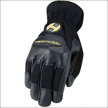 UPC: 0797698313986 | 38HE 11 Size Heritage Trainer Horse Riding Stretchable Goatskin Leather Gloves Black