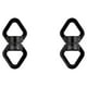 thumbnail image 3 of Sonducket Conector de cuerda giratorio de 30KN, engranaje de rodamiento de bolas de seguridad, Mini accesorio de aro giratorio, suministros, Negro 2Conjunto, 3 of 6