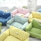 thumbnail image 4 of Cama para perros de ojos grandes de otoño e invierno, cama para gatos, diseño de sofá a rayas, cama para mascotas macarrón, cama ajustable, cama pequeña y mediana, 4 of 4