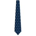 thumbnail image 2 of Atom Ties Mens Navy Science Neckties Chemistry Tie by Three Rooker, 2 of 3