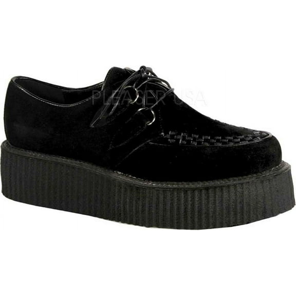 Demonia V-Creeper-502S 2" Platform Men Punk Goth Basic Suede Veggie Creeper Shoe
