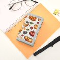 thumbnail image 7 of JIALIOU Nylon Trifold Card Wallet with ID Window Zipper Pocket for Men Women Teen Bread Berry Pumpkin, 7 of 7
