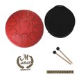 thumbnail image 2 of Tambor de Lengüetas de Acero Inoxidable de 12 Pulgadas con 11 Tonos, Ideal para Meditación y Terapia Musical, Incluye Baquetas y Bolsa de Transporte, Color Rojo., 2 of 6