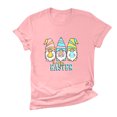 thumbnail image 1 of Prolriy Chemises de Pâques pour Femmes Hauts Manches Courtes Décontracté Mode Tenue de Pâques Femmes, Hauts Femmes Rose TTG, 1 of 6