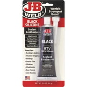 J-B Weld RTV Silicone Adhesive Sealant Gel - Weather-Resistant, Black - 3 oz