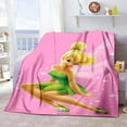 thumbnail image 3 of Tinker Bell Throw Blanket, Flannel Cute Tinker Bell Themed Stuffed Soft Nap Throw Blanket for Home Decor Gifts, 3 of 4