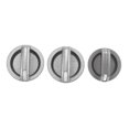 thumbnail image 1 of 3pcs AC Control Knobs UB9B-61-195 for BT-50 2006-2011 Air Conditioner Heater Fan Switch, 1 of 4