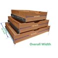 thumbnail image 4 of Storage Drawer Wooden Drawer Organizer for kitchen Cabinet Pull Out Under Cabinet Sliding Shelf Pull Out Organizer Drawer Roll Out Wood Box Storage Shelve 20 Inch Width x 22'' Depth. NO INCLUDE Mixer, 4 of 8