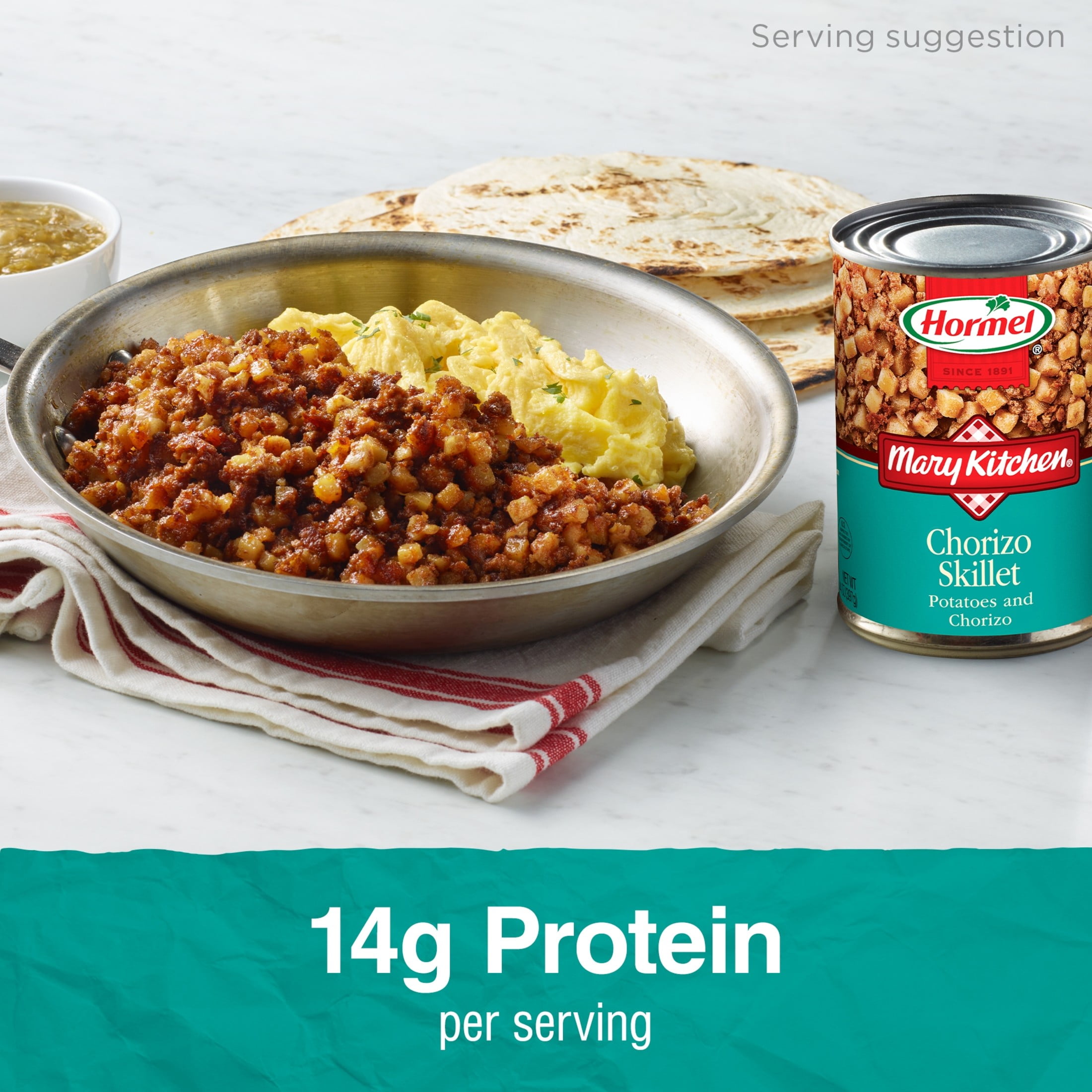(12 pack) HORMEL MARY KITCHEN Chorizo Skillet, 14 oz Can