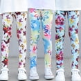 thumbnail image 5 of Kids Girls Autumn Leggings Spring Tights Leggings Girl Ankle Length Tights Pants Leggings for 5-10Years Child Girls, 5 of 5