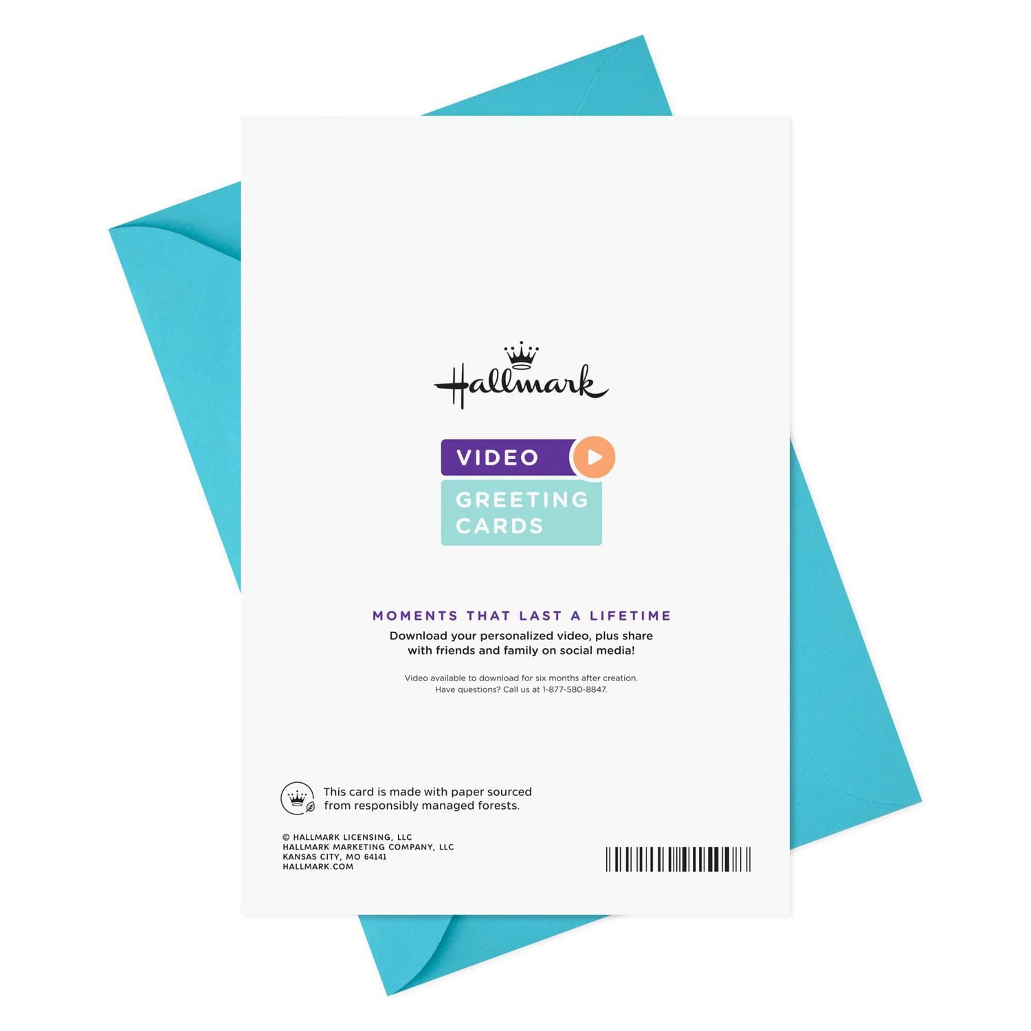 Hallmark Personalized Video Love Card, Romantic Birthday Card, Anniversary Card—Love You (Record Your Own Video Greeting)