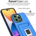 thumbnail image 3 of CoverON For Apple iPhone 14 Pro Max Case, Credit Card slot Ring KickStand Rugged Phone Cover Magnetic holder, Blue, 3 of 9