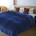 thumbnail image 6 of Super Soft Warm Fleece Blanket Throw for Sofa Bed, Cozy Plush Microfiber Couch Cover Rug, Lightweight Solid Color Warm Comfortable, 39.4x59 Inch, 6 of 6